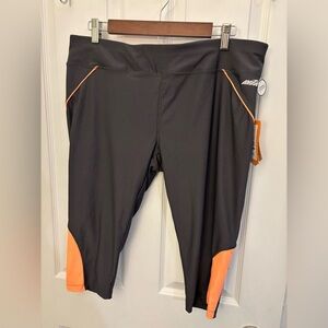 Avia Black and Orange Leggings